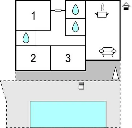 بيت للعطل Josipa Kaštela